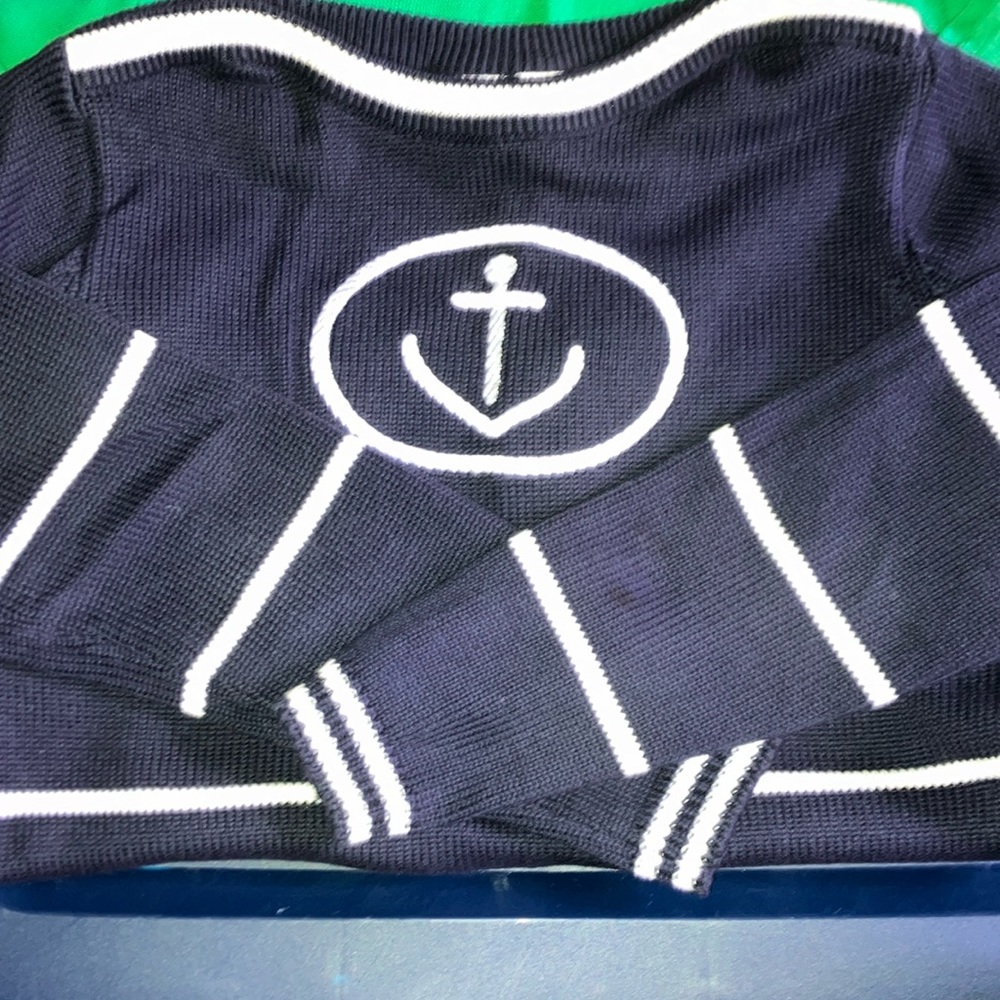 Jason Maxwell nautical sweater small